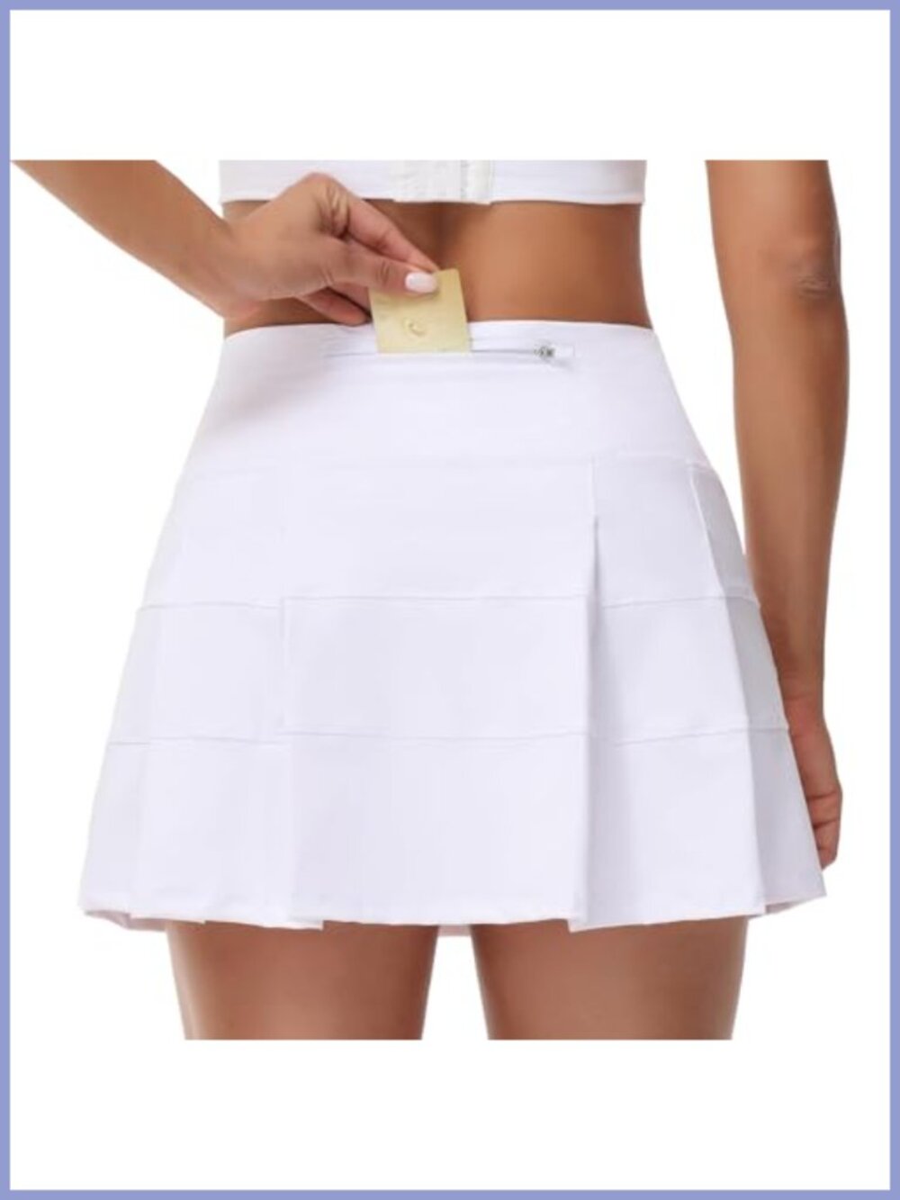 Pleated Tennis Skirt with Pockets High Waisted Athletic Golf Skorts Running